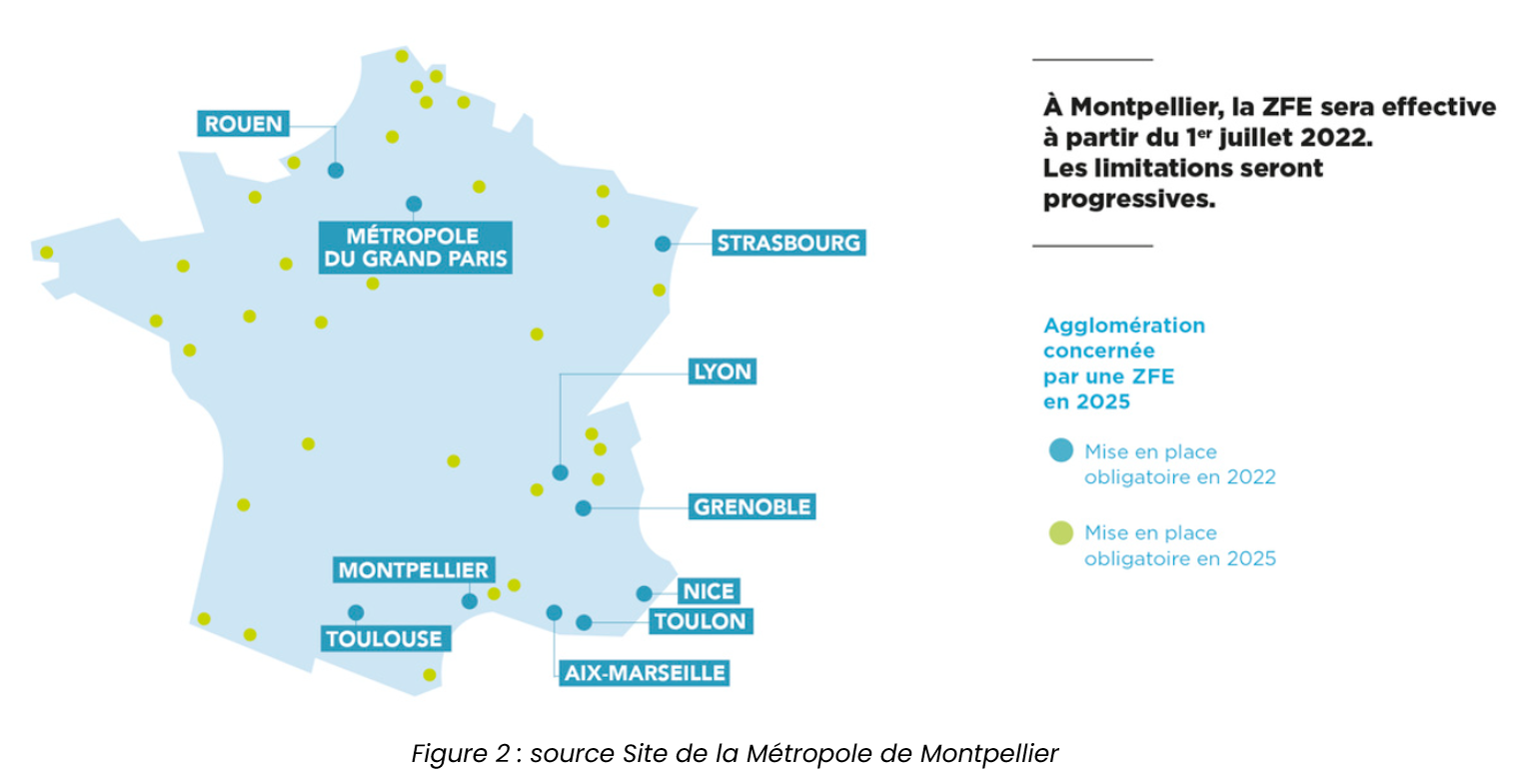 ZFE-carte de France